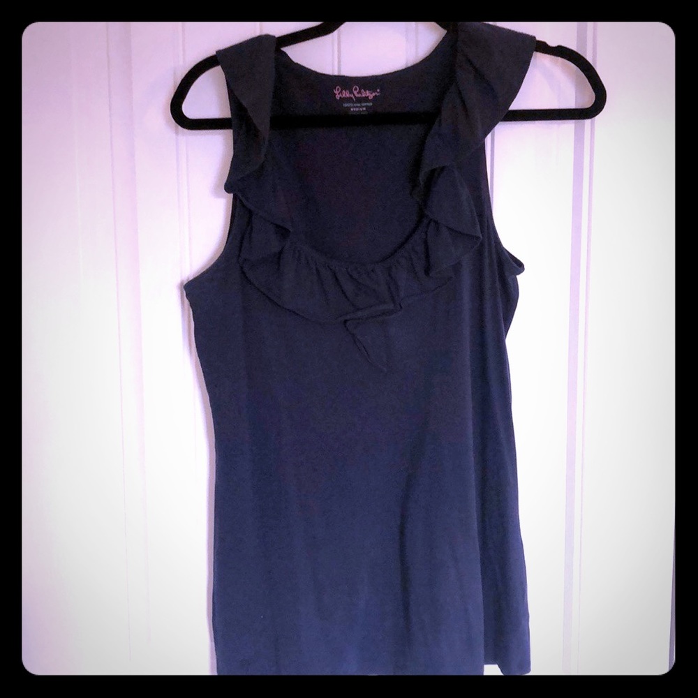 Lilly Pulitzer navy top
